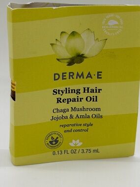 NWT DERMA-E Styling Hair Repair Oil Travel Size 0.13 oz